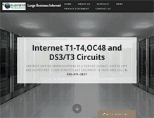 Tablet Screenshot of largebusinessinternet.com